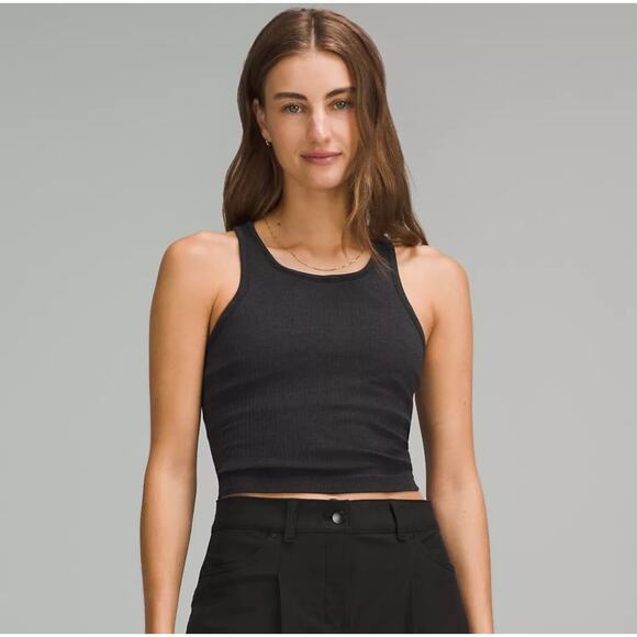 lululemon athletica Tops - Lululemon Ebb to Street Cropped Racerback Tank Top Light Support 4